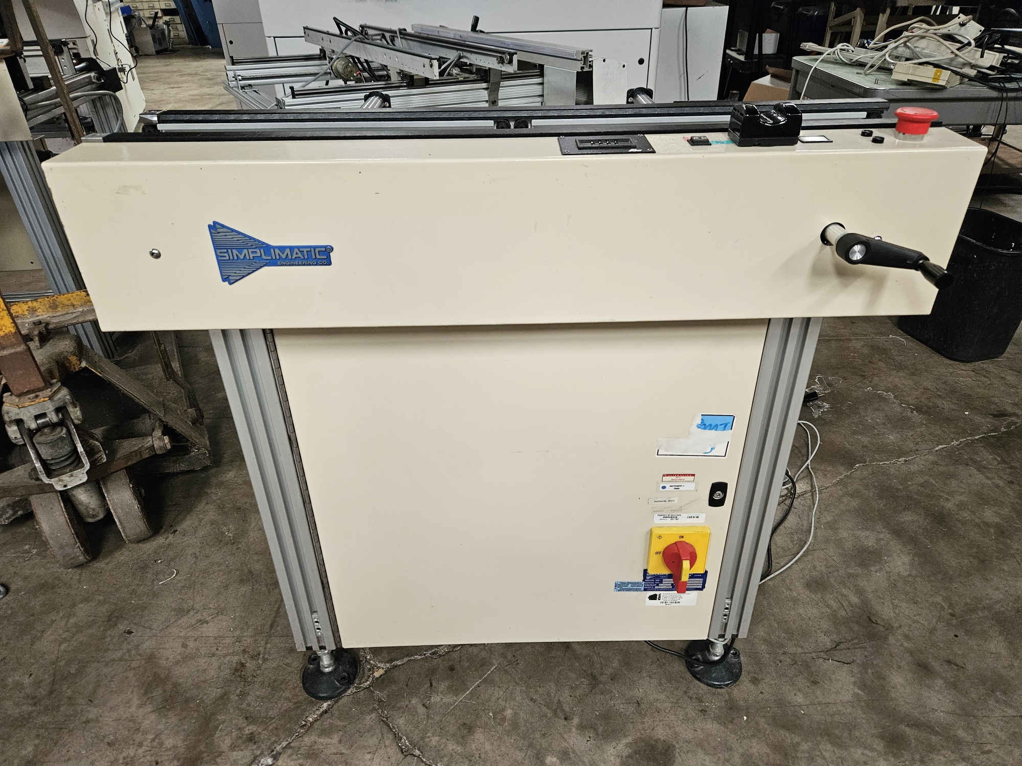 Simplimatic 36" Transfer Conveyor Dual Belt